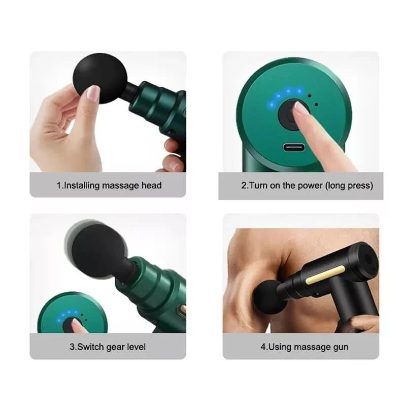Massageador Elétrico Alta Frequência Muscular Profissional
