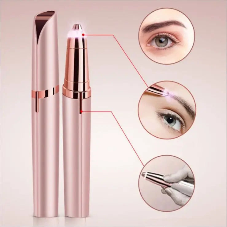 Caneta Depiladora Flawless Para Sobrancelha Elétrica Recarregável Com Usb